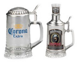 Special Designs Glass Beer Steins