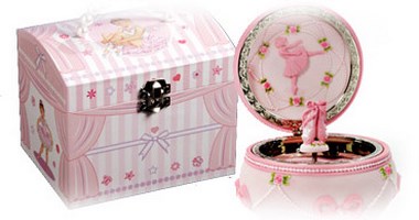 Ballerina girl music boxes