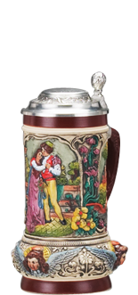 This stein is as romantic as it is beautiful and detailed.