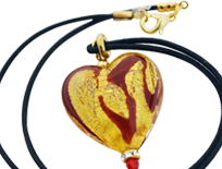 Still made in the traditional manner, each piece is handmade and no two pieces are alike, making your murano pendant a unique work of highly prized art. You will feel elegant and stylish...