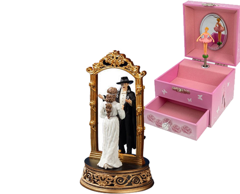 These handmade music boxes can really set the jubilant mood of Christmas and spin the magic of a snowfall. They are very decorative as well as religious in nature. So they form very relevant and appreciated Christmas and New Year gifts.