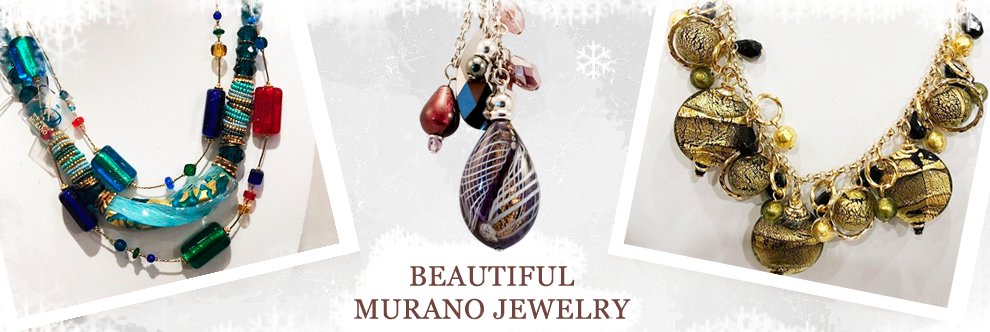  Pair them with our Murano necklaces and earrings or wear them alone for a great look that is at once unique and elegant. 