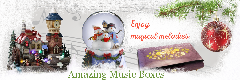 MUSIC BOXES & MUSICAL JEWELRY BOXES