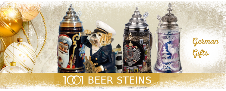 GERMAN BEER STEINS, BEER GLASSES & MUGS