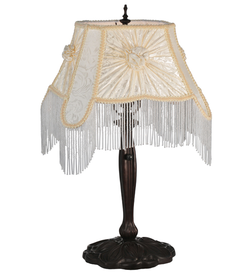 Karina Fabric With Fringe Table Lamp