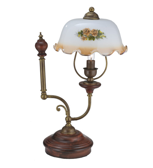 Victorian Antique Rose Accent Lamp